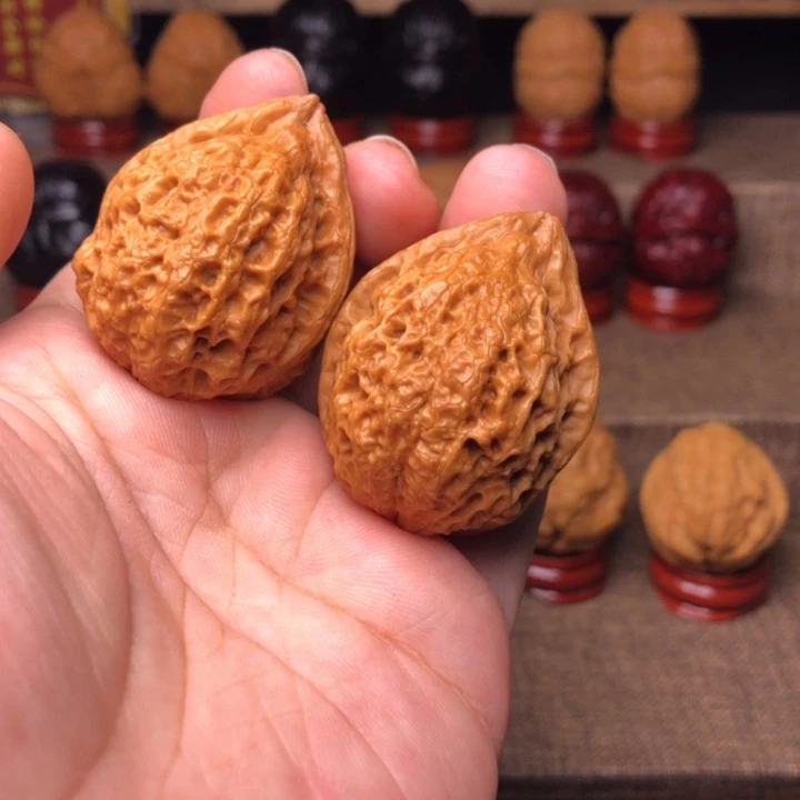 把件文玩核桃9寿桃35