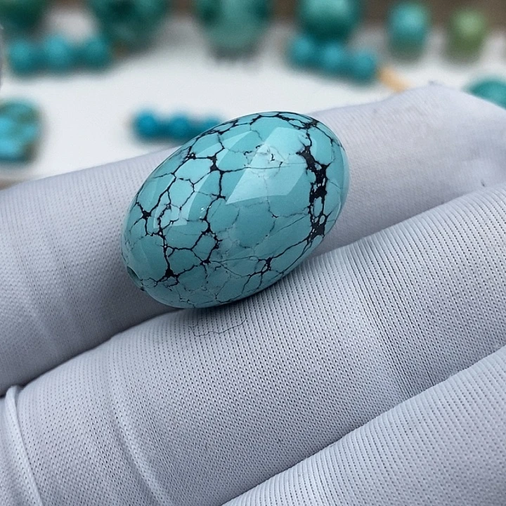 绿松石未镶嵌枣珠