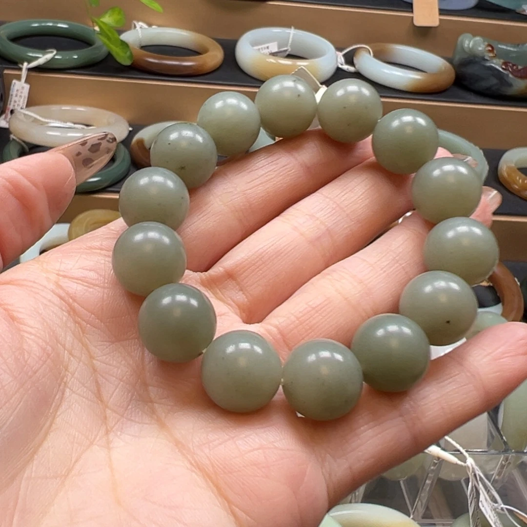 和田玉未镶嵌手链