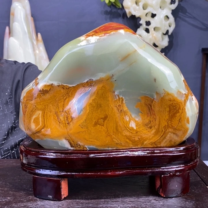 石材精品古青石摆件