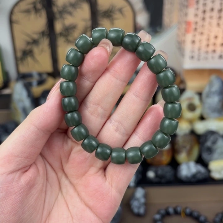 和田玉未镶嵌手链