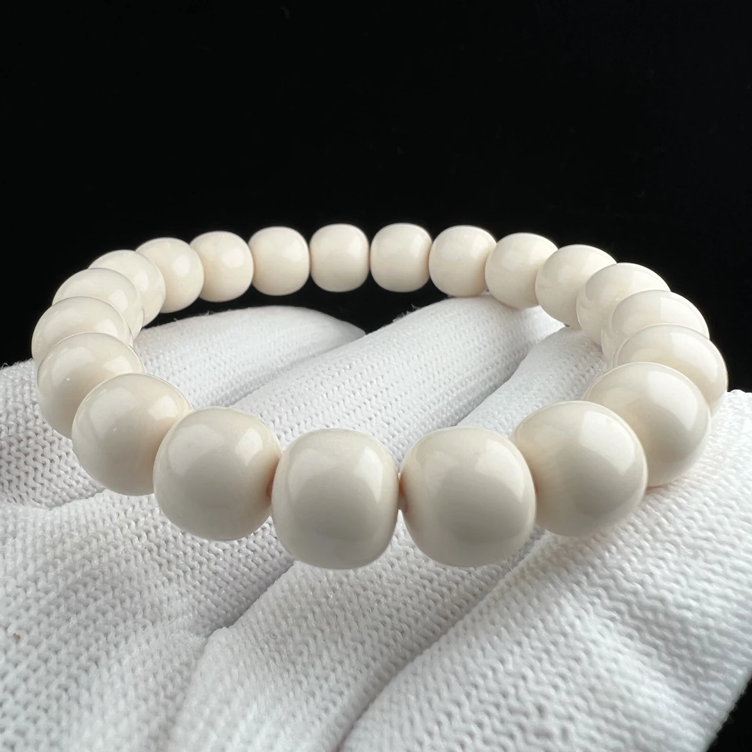 Q1040天然猛犸牙手串 9.7*8.7mm支持鉴定 假一罚四