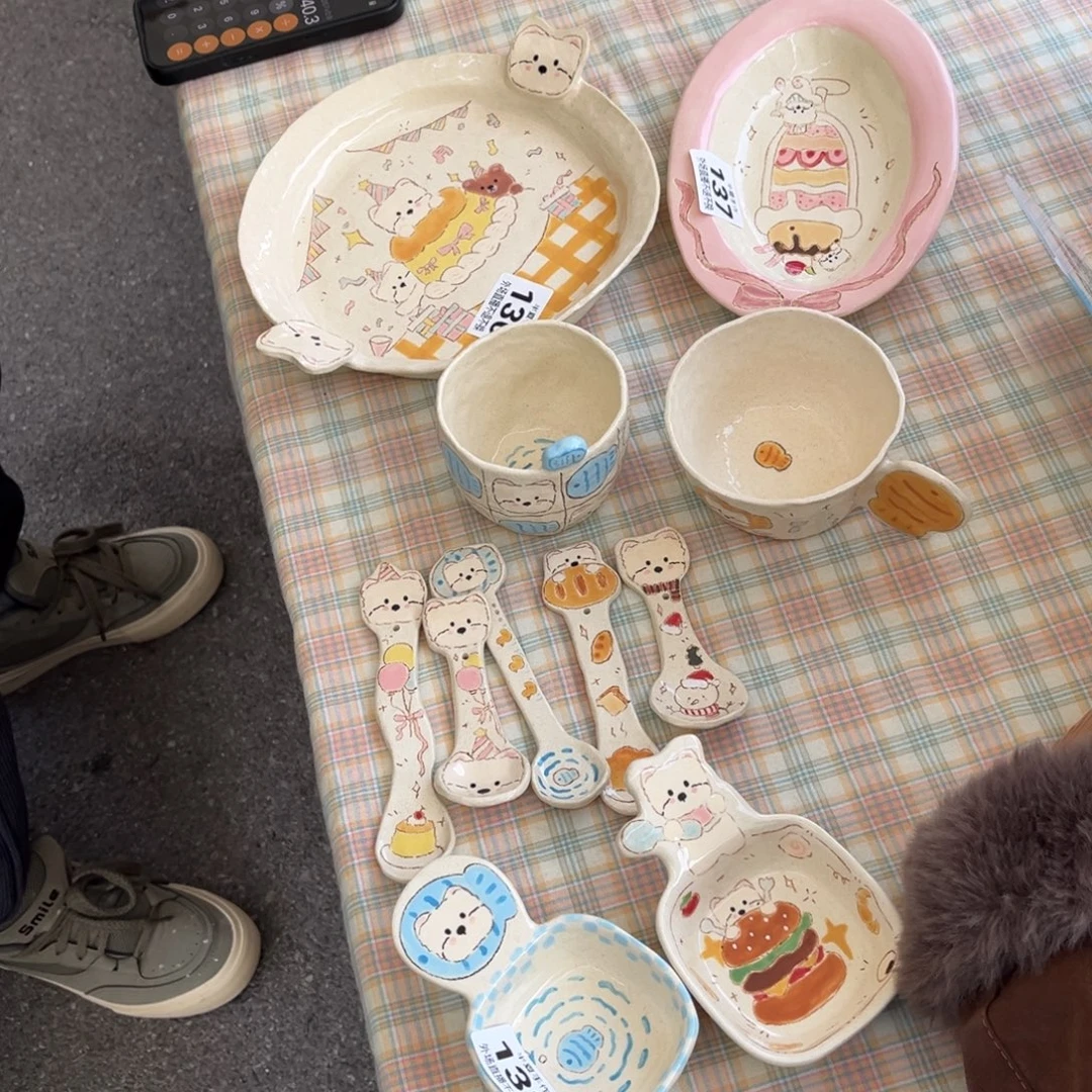 猫***仔瓷片现货的不退不换