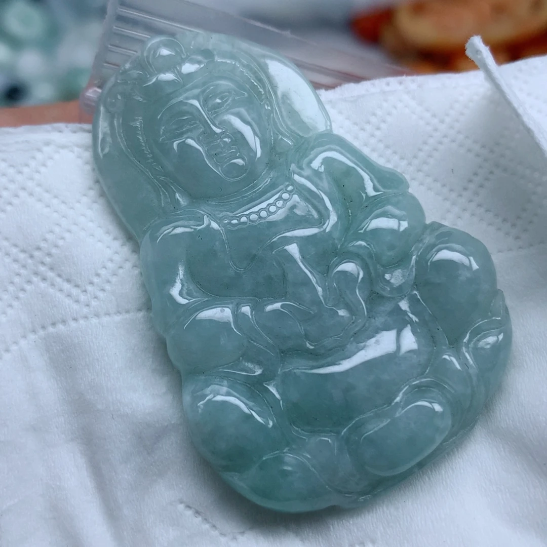 翡翠未镶嵌项链翡翠珠