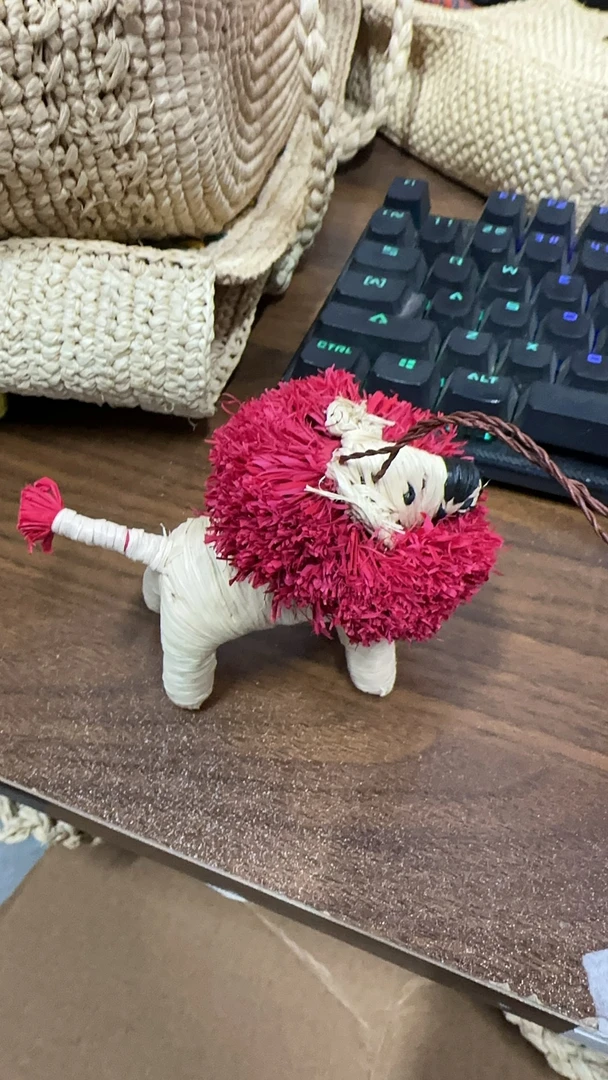 【日常】拉菲草手工编织包包