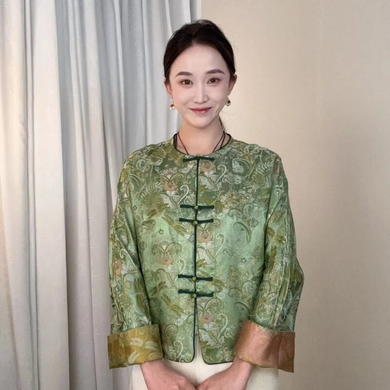 【绿野仙踪】2024夏季新款双面穿宋锦外套YH