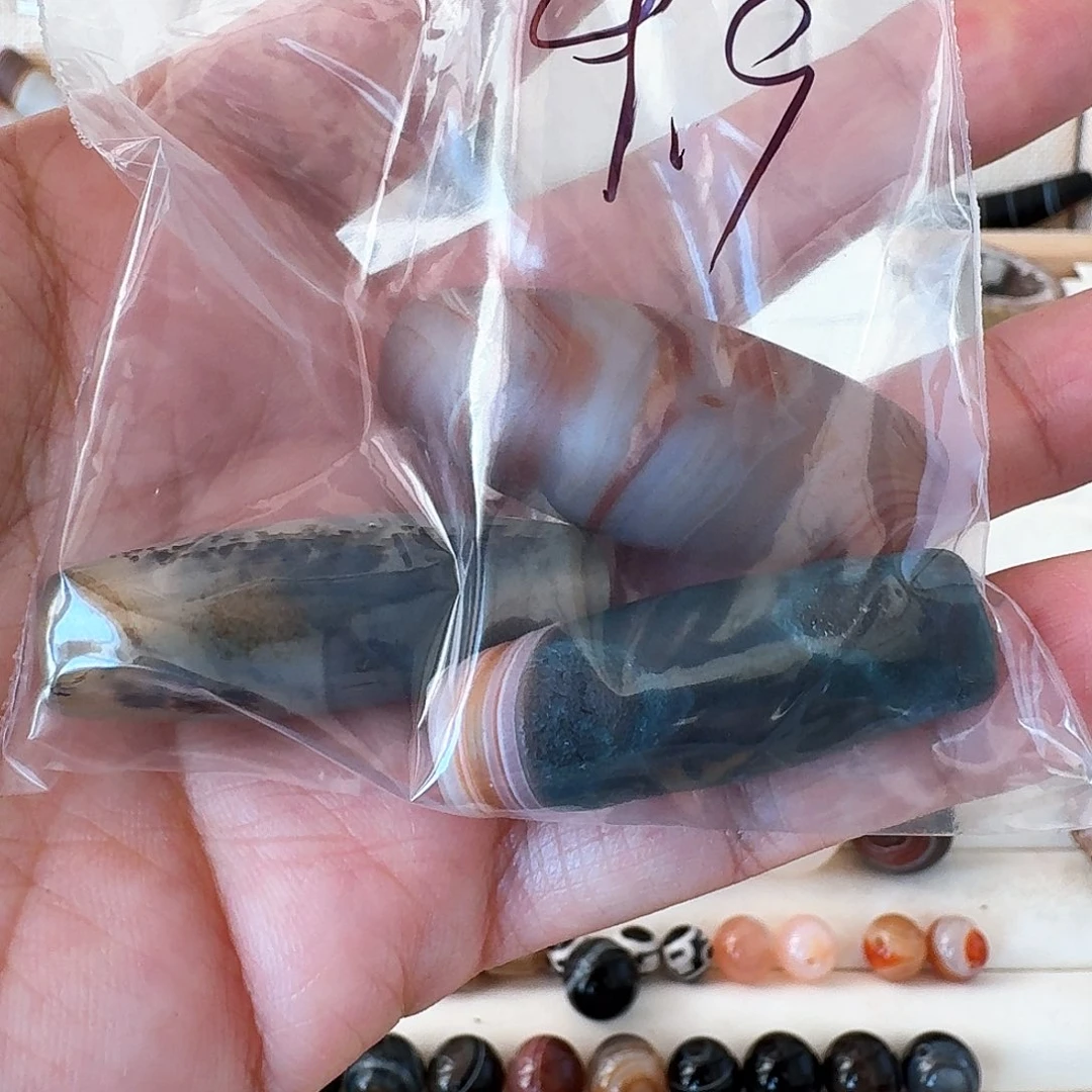 空****玛瑙/玉髓合金颈饰