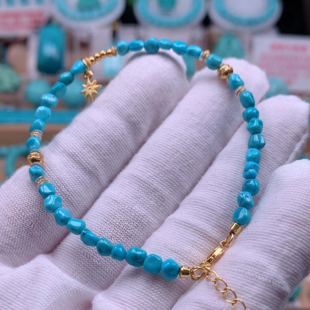 绿松石银S925镶嵌珠宝奇石