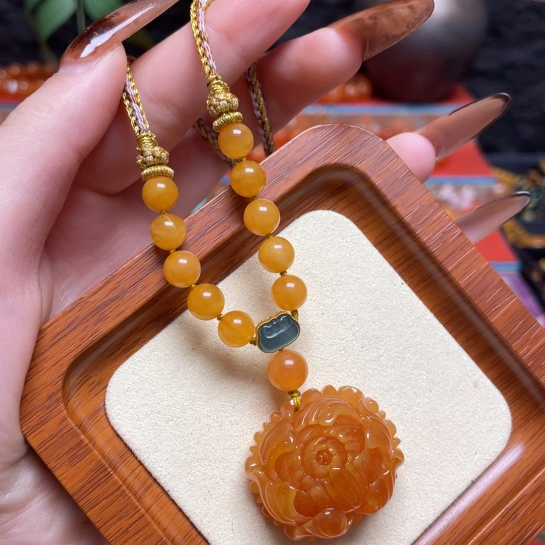 蜜蜡未镶嵌手链项链