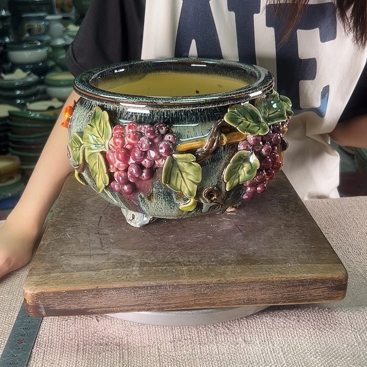 泳坤堂石湾盆陶瓷