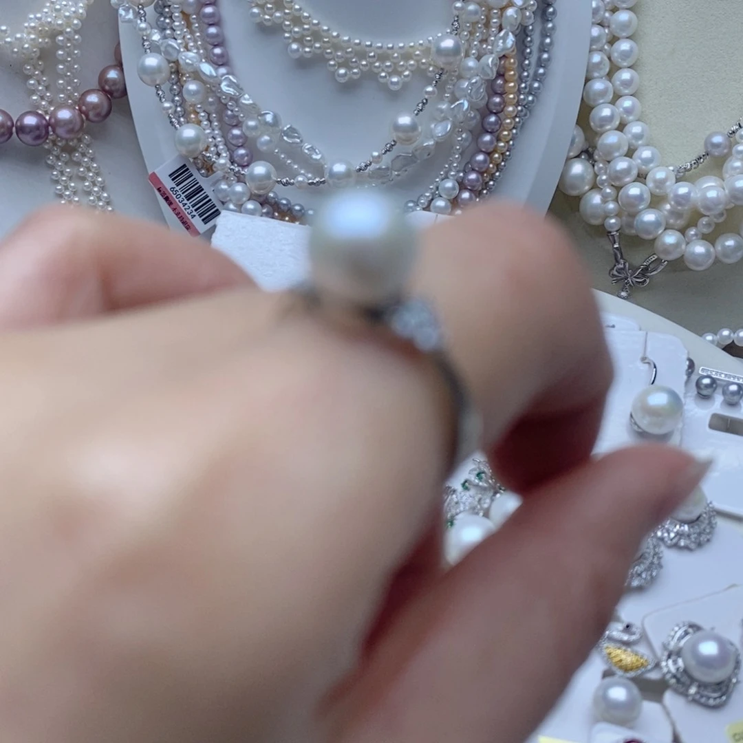 未镶嵌戒指淡水珍珠