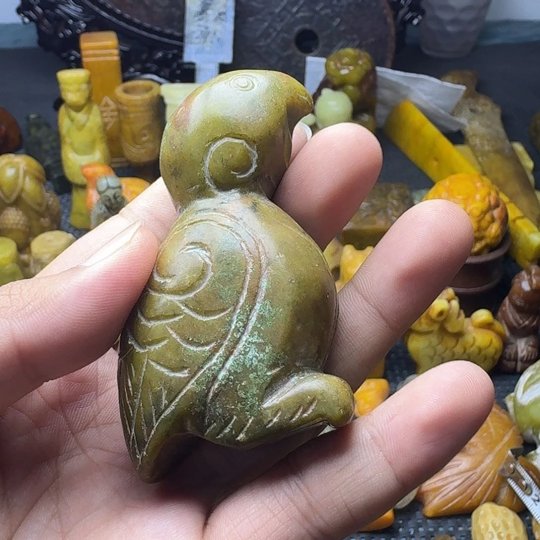 白玉菩提吊坠。。。