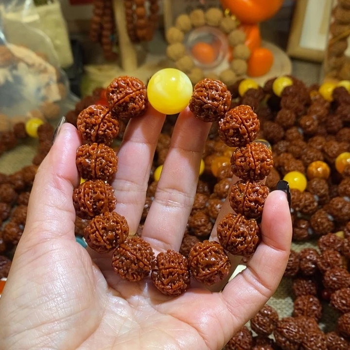 金刚菩提手串186玉华黄