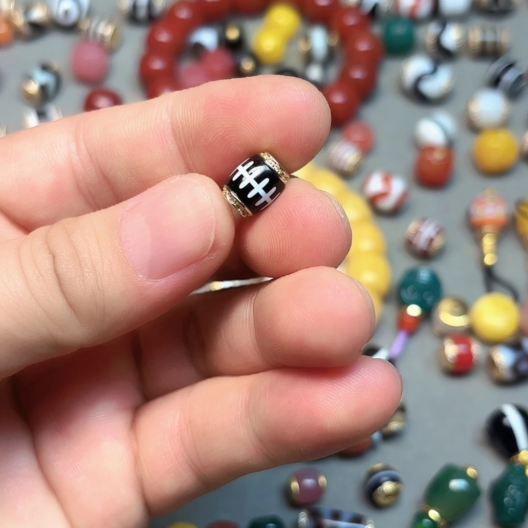 四***已玛瑙/玉髓未镶嵌隔珠