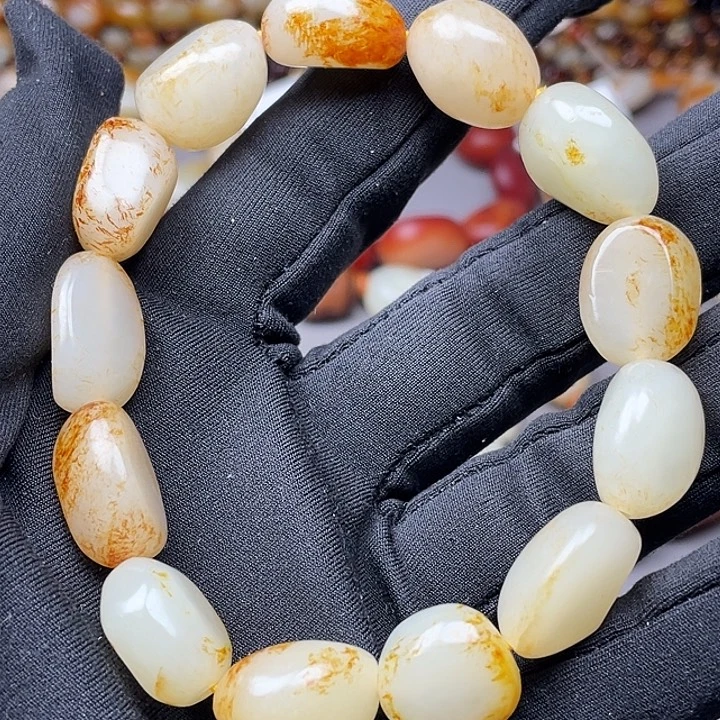 和田玉未镶嵌手链