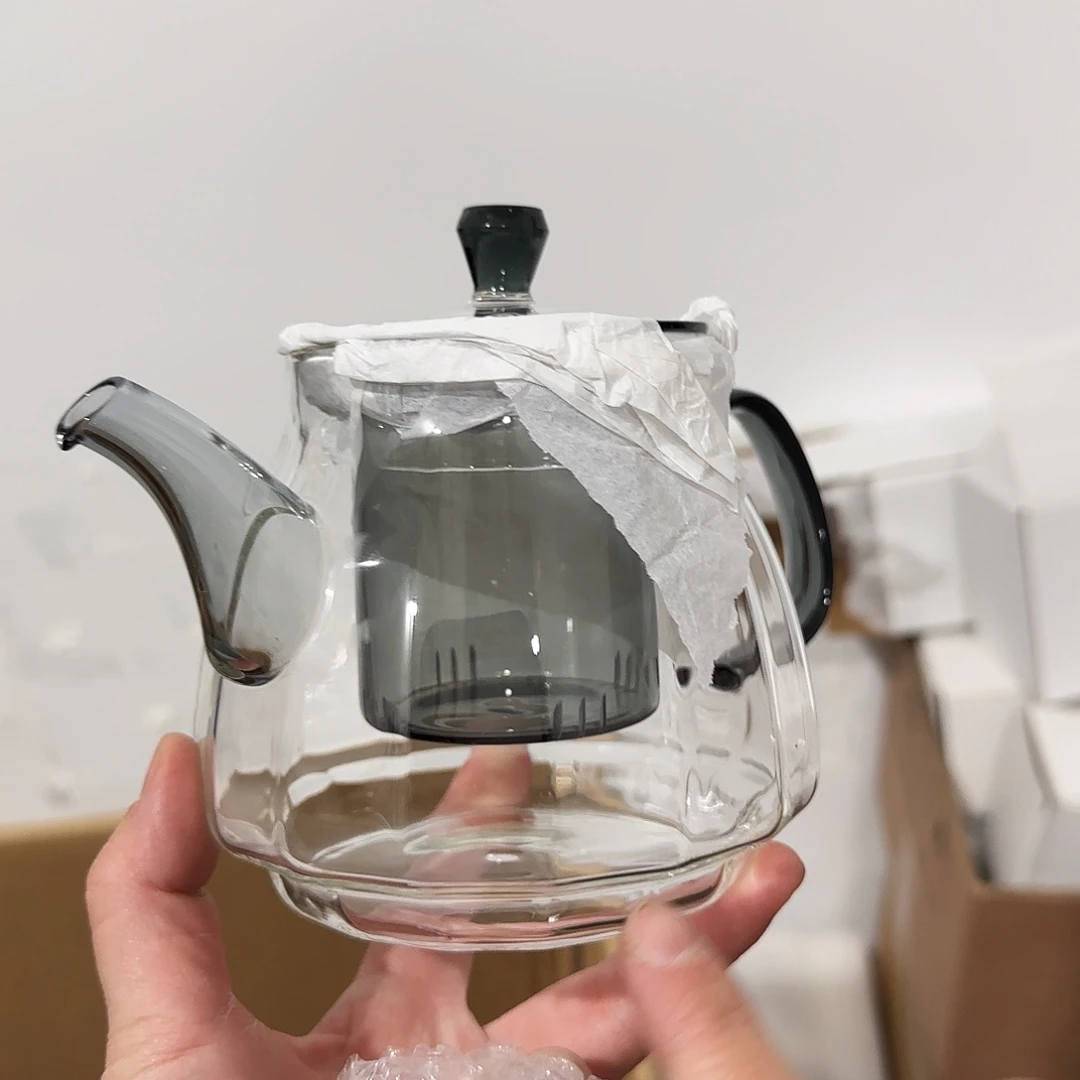 633微瑕茶壶高硼硅