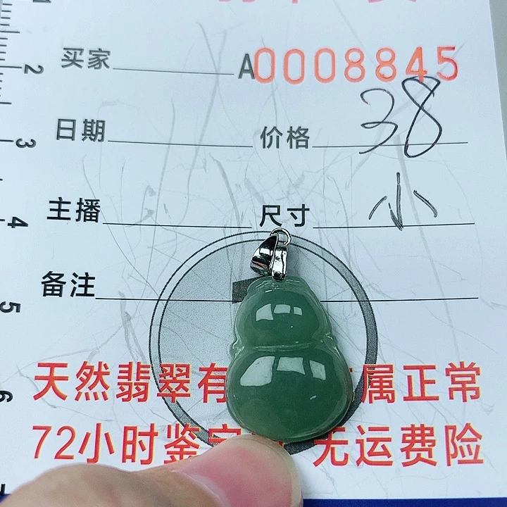 翡翠颈饰银S925镶嵌翡翠