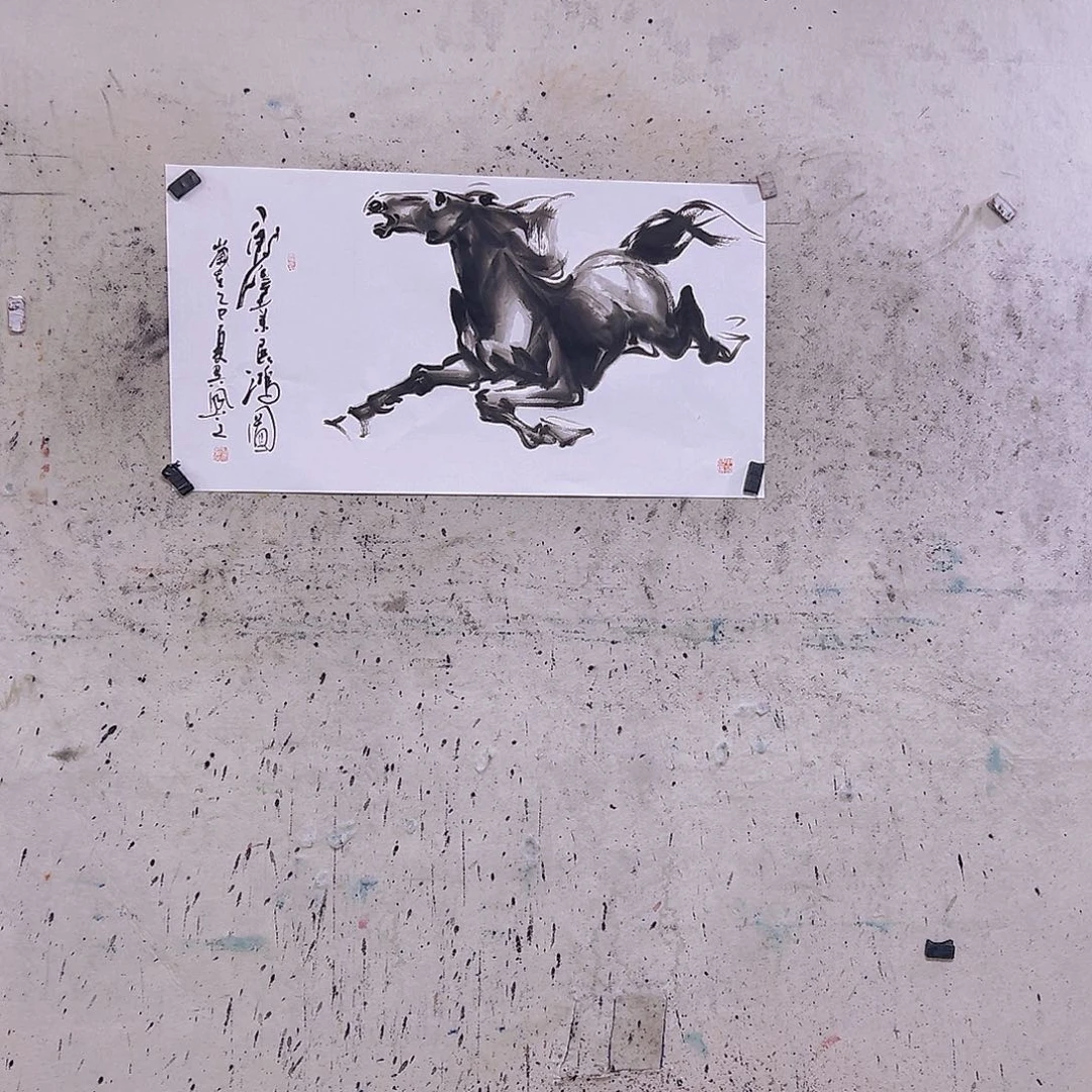 国画龍**情三尺100x70c m m m