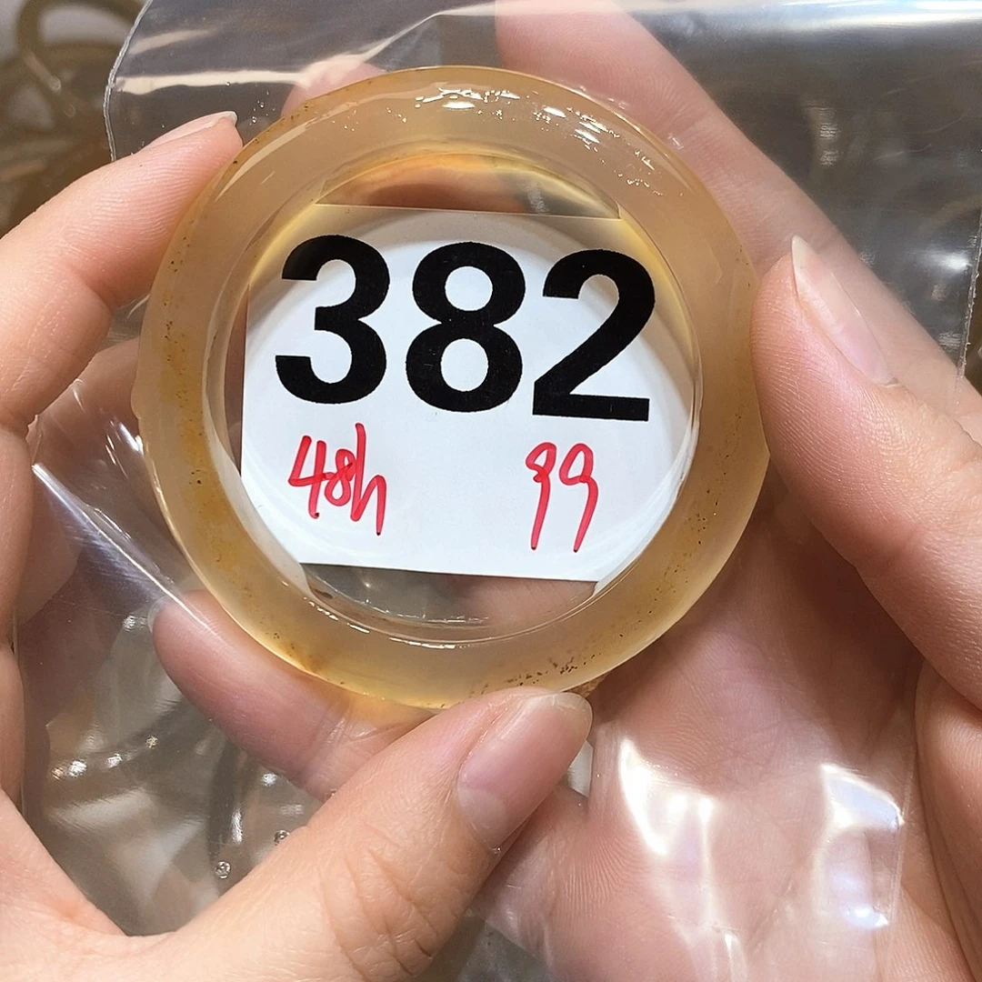 摆***鱼玛瑙/玉髓未镶嵌手镯