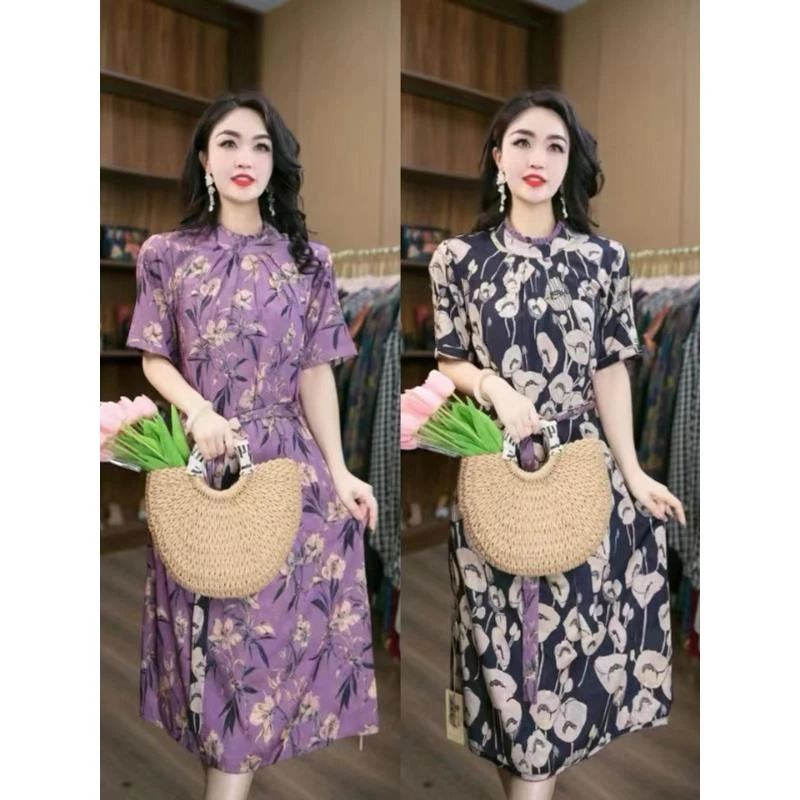 9968-35新款女士双面穿连衣裙