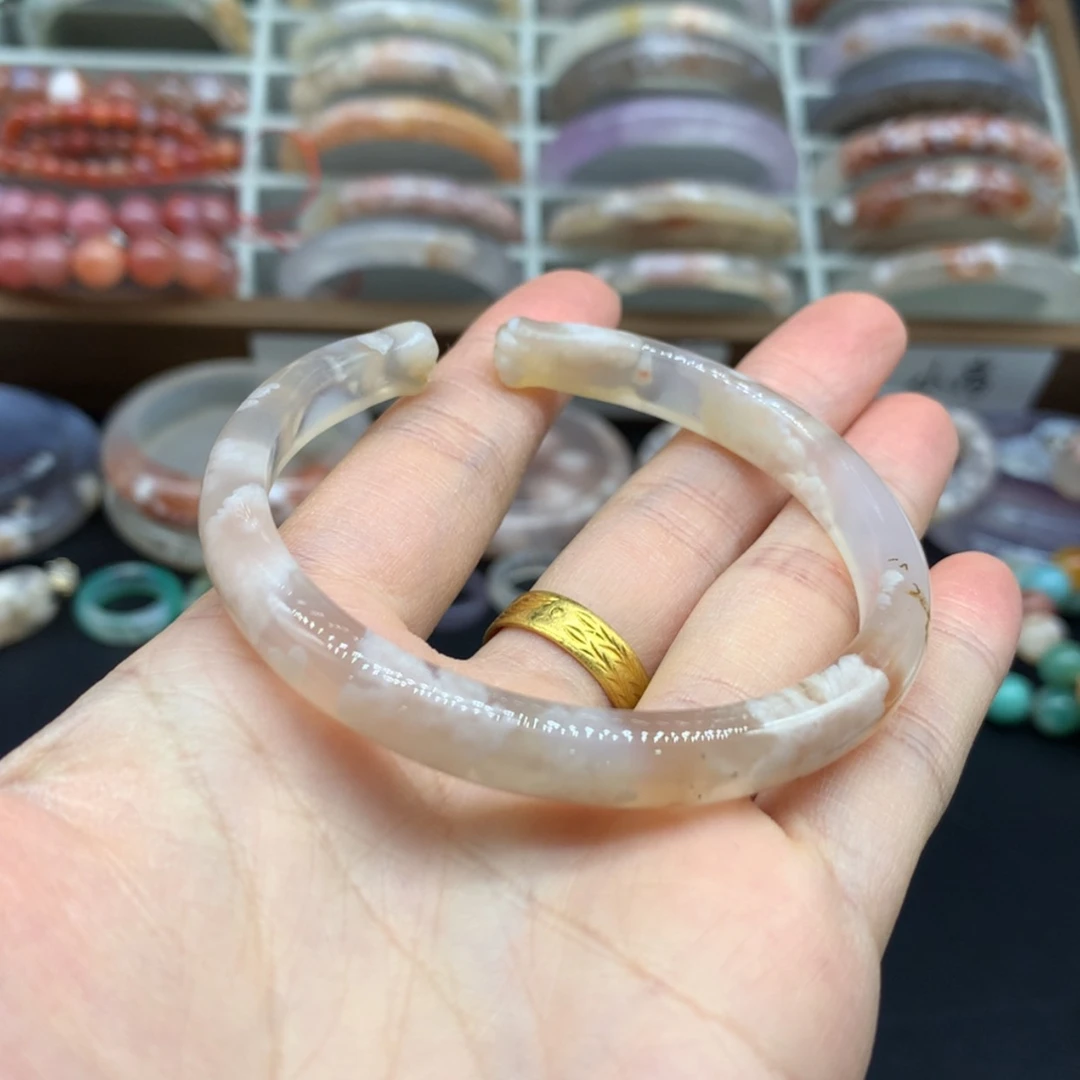 【闪购商品】玛瑙/玉髓手镯未镶嵌吃*口