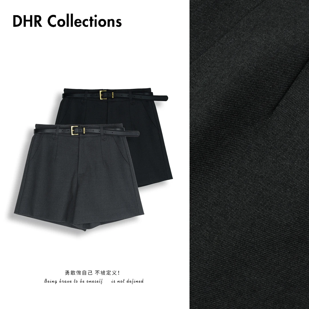 DHR COLLECTTIONS豆豆 冬季厚款显瘦时尚短裤女D8542#