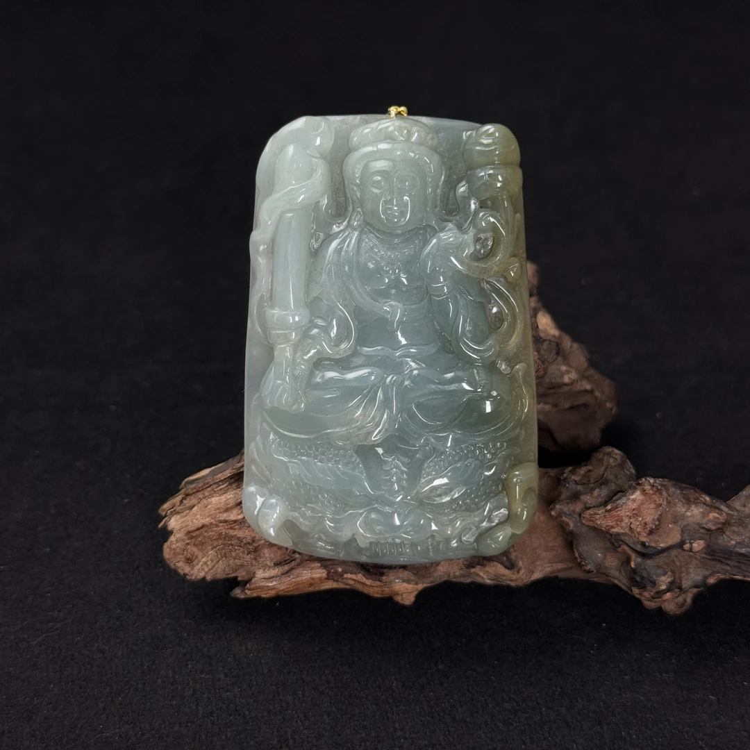 【诚翠拍品第一百一十七期午】翡翠46吊坠BHS3048