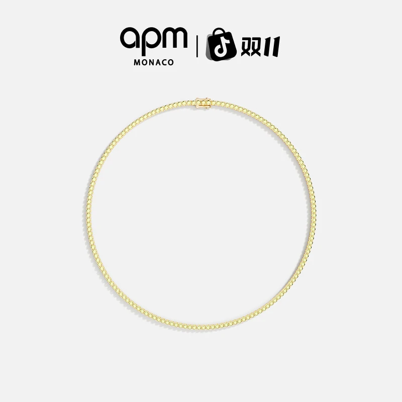 【双11狂欢】APM Monaco 项圈密镶简约项链女款项链送美拉德配饰