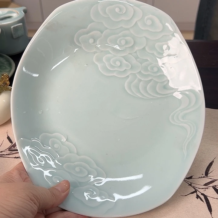 龙泉云间青瓷小米茶器