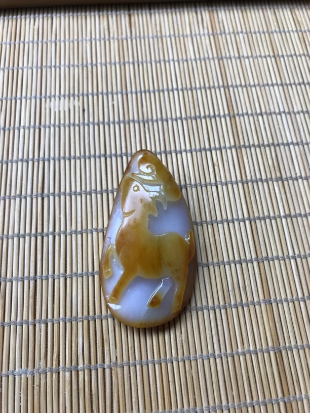 新疆和田玉洋洋得意羊38克