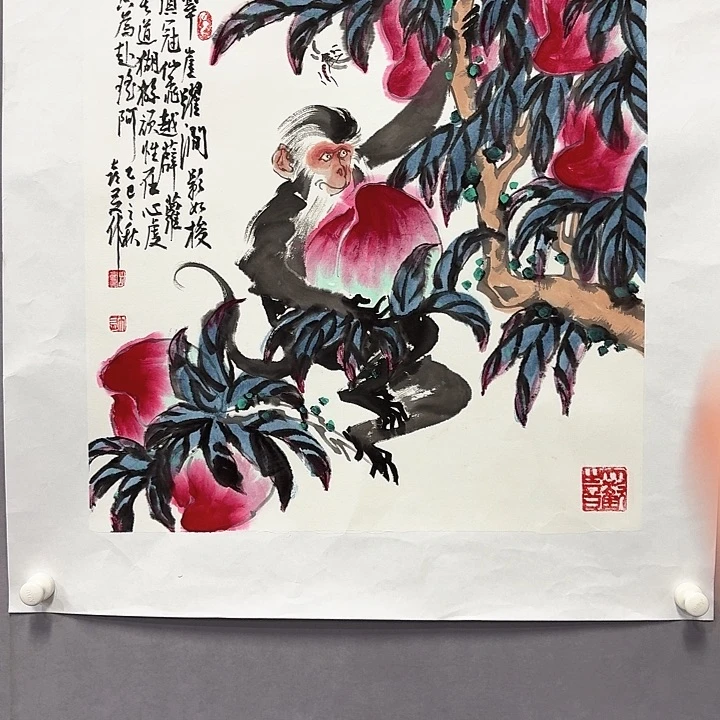 国画亲笔手绘放心去藏