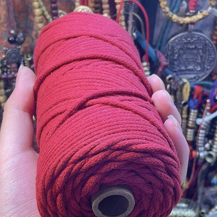 根本用不完藏区阿佳手工喇嘛红绳子100米