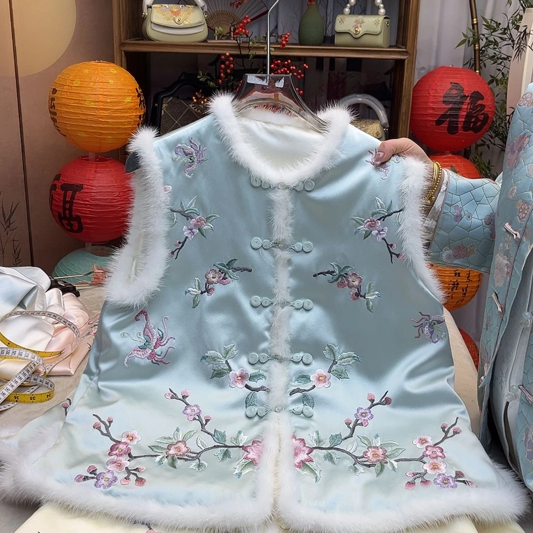 刺绣重工刺绣苏绣现绣上衣