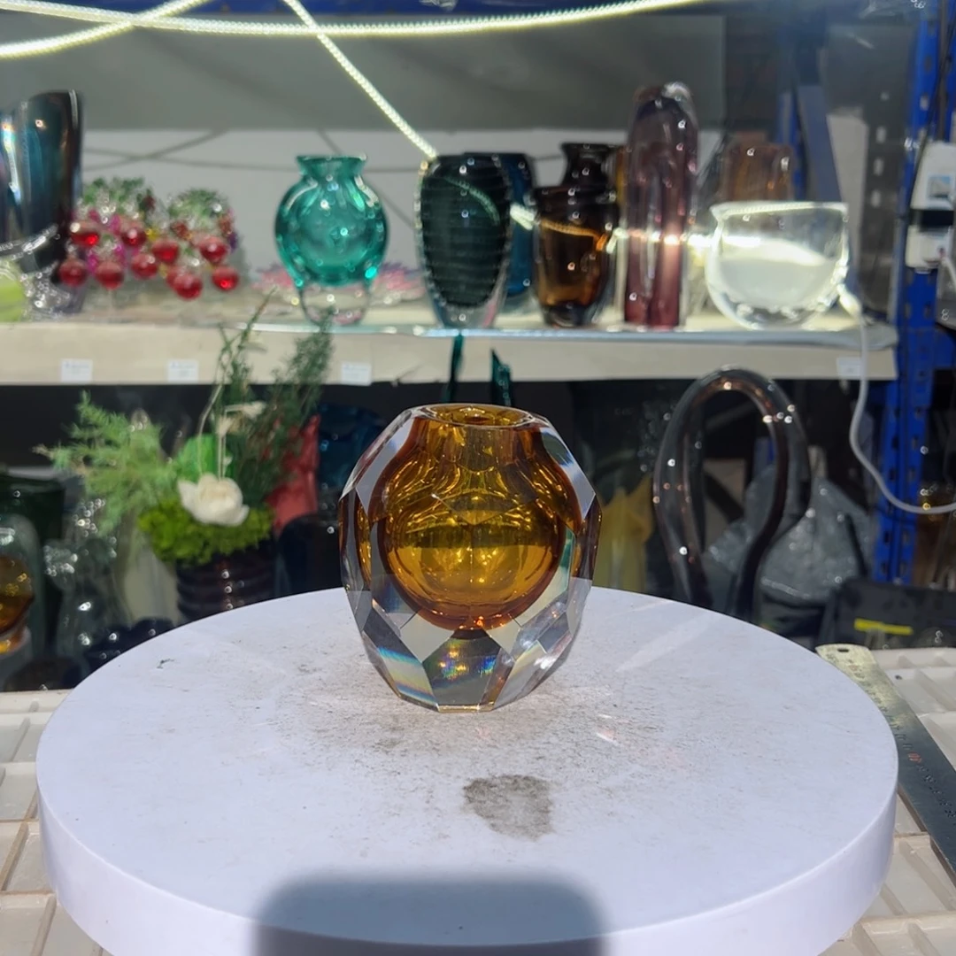 13 高轻奢琉璃花器福利正常手工痕迹