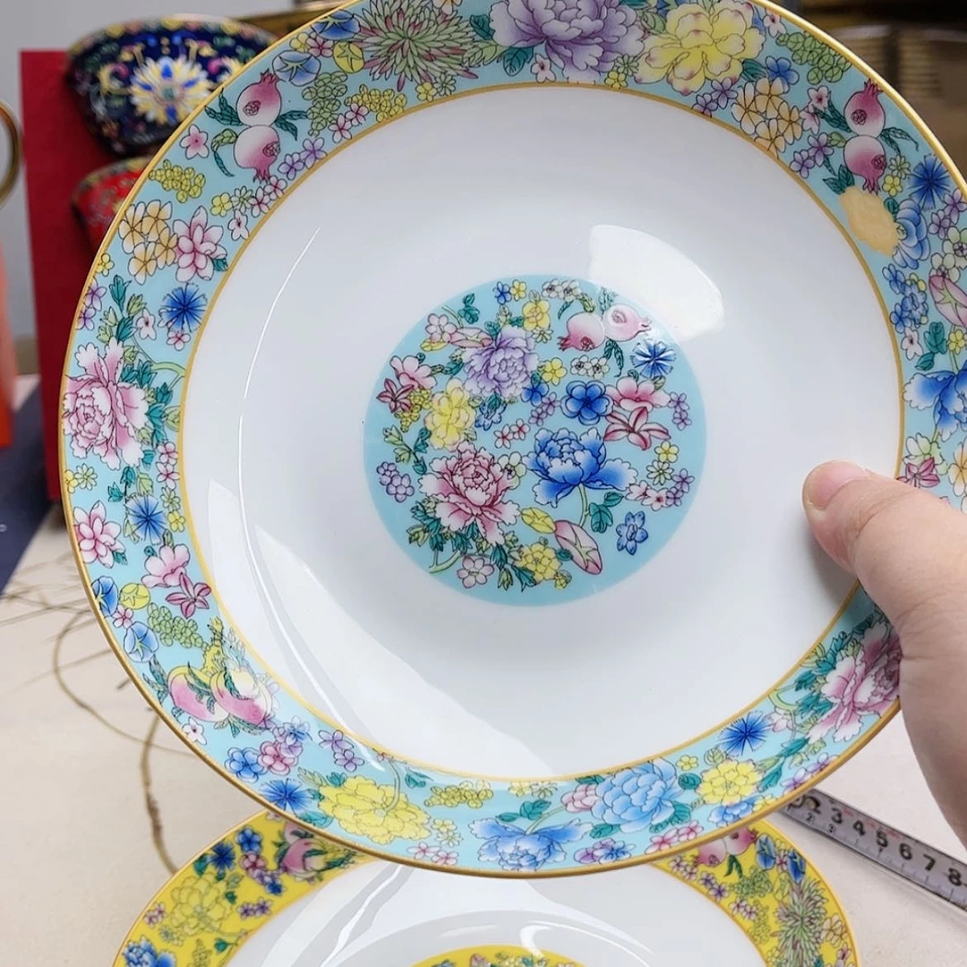 【闪购商品】珐琅8英寸4深湖水蓝。。。。。