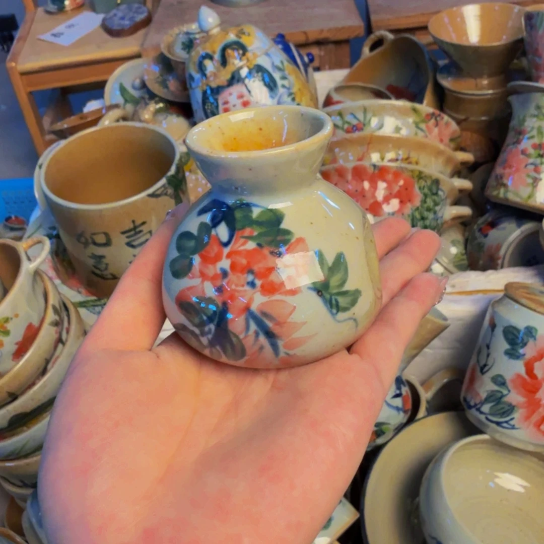 瓷片景德镇陶瓷手工手绘