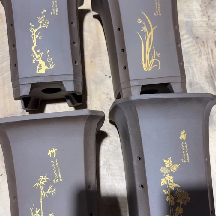 紫砂紫砂花盆破损补发