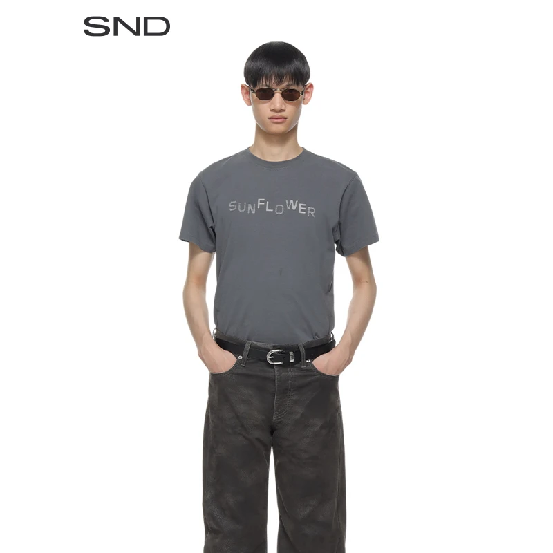 【SUNFLOWER 设计师品牌】SND AW24 简约字母T恤