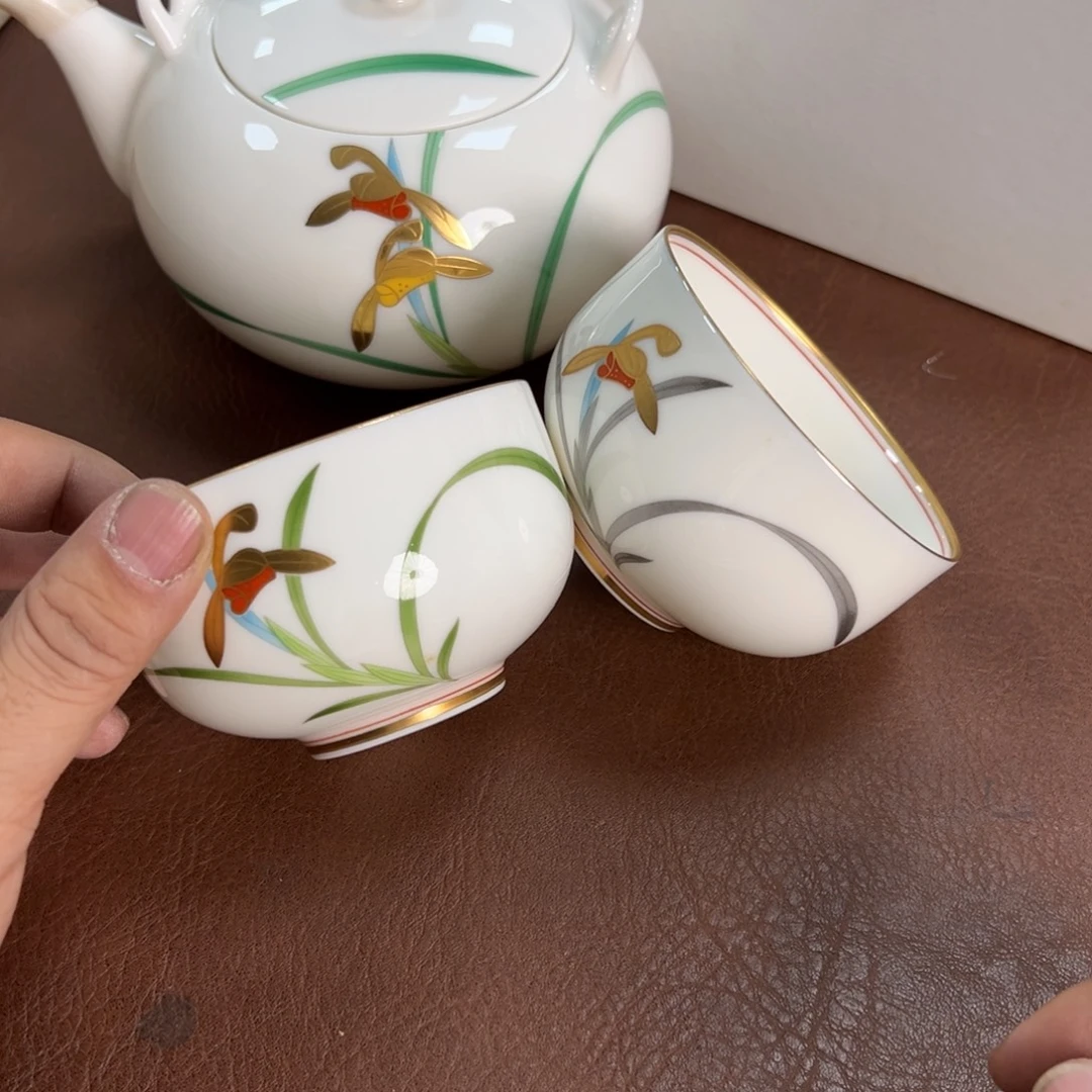 陶瓷香兰原盒瓷器瓷器