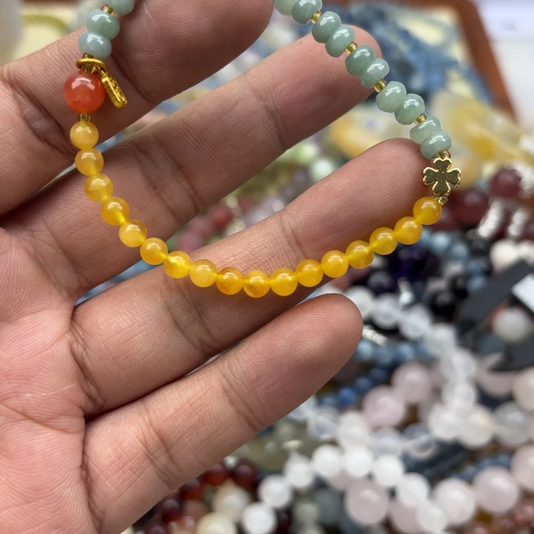 银S925镶嵌水晶手链