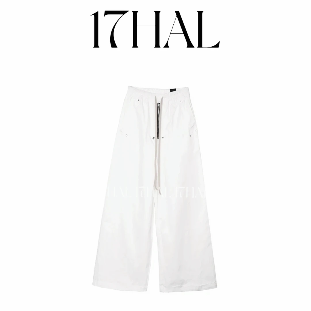 17HAL RO经典抽绳工装阔腿裤Bela宽松拖地男女同款长裤 5012-2