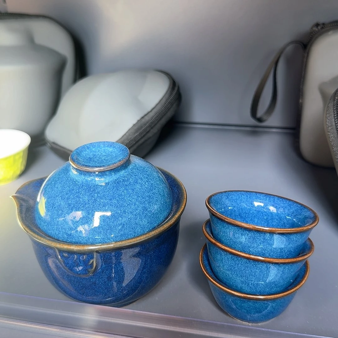 龙窑柴烧精品茶具