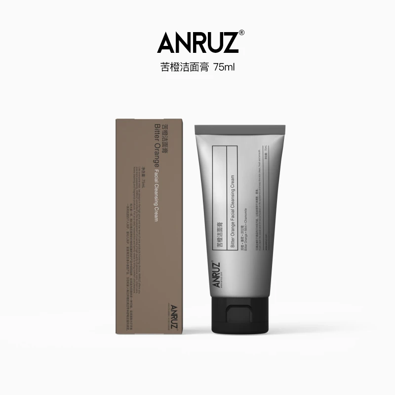 ANRUZ安润适苦橙洁面膏清洁水融性补水保湿洁面膏 75ml