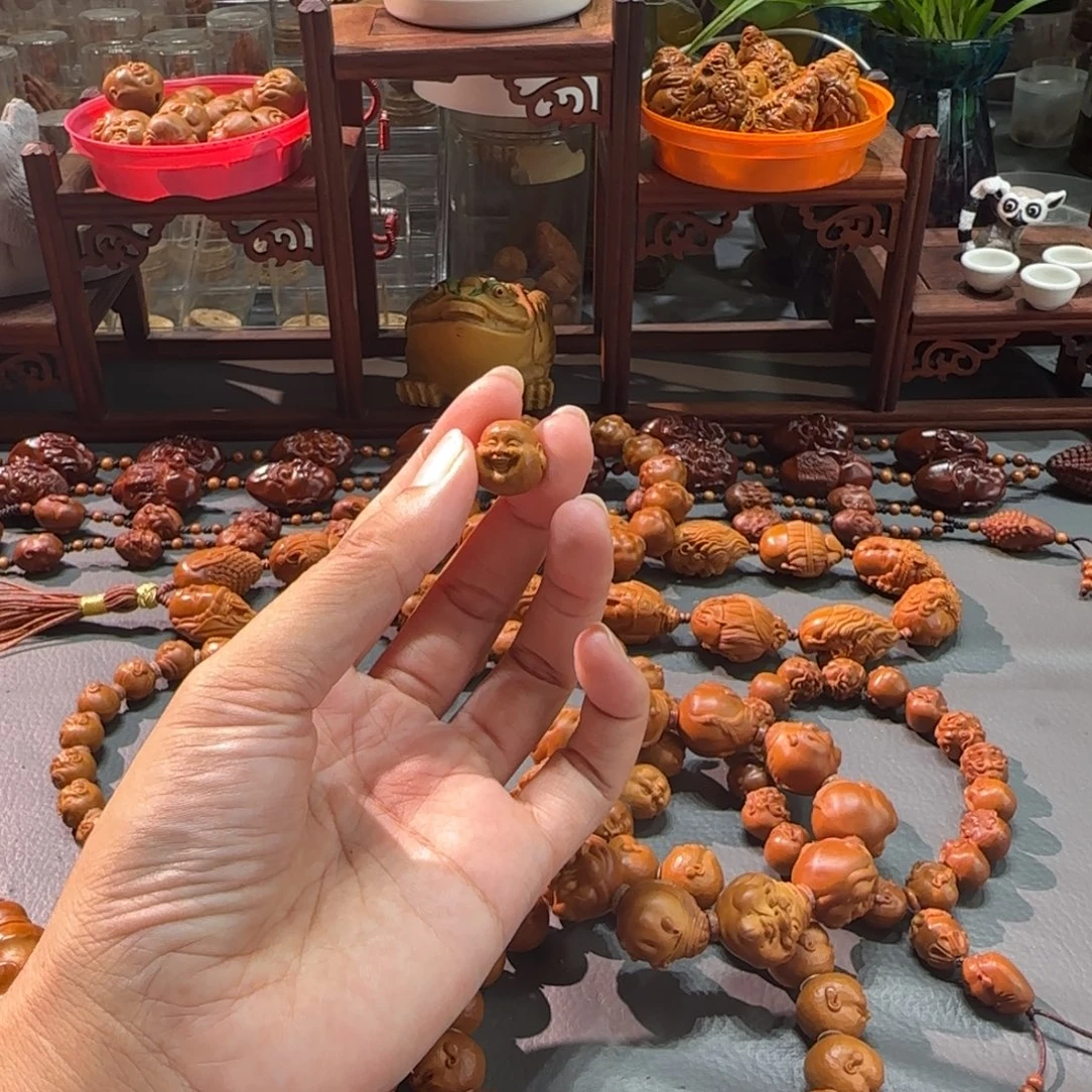 信****橄榄核手串/手链定制笑脸单颗2.0规格