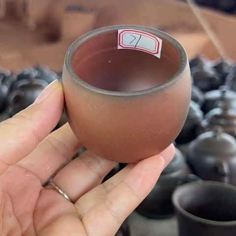 戬谷龙窑柴烧茶杯71