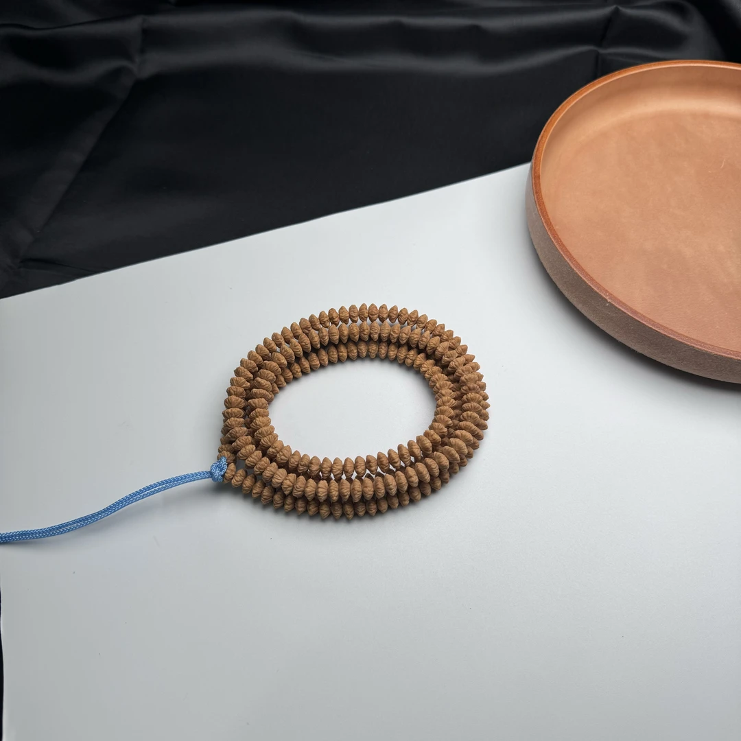 九华山金叶莲花菩提收藏级【至尊步步生莲】216颗小众文玩手持念珠