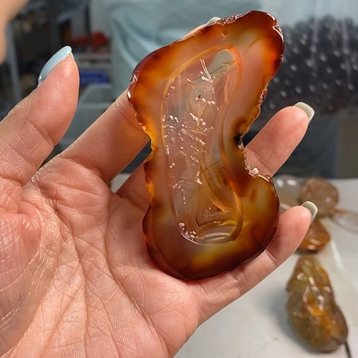 玛瑙/玉髓未镶嵌吊坠(不含链)