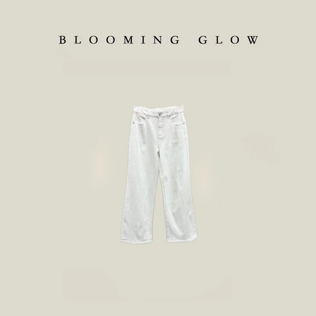 泡菜中蓝复古色 高品 后中缝牛仔