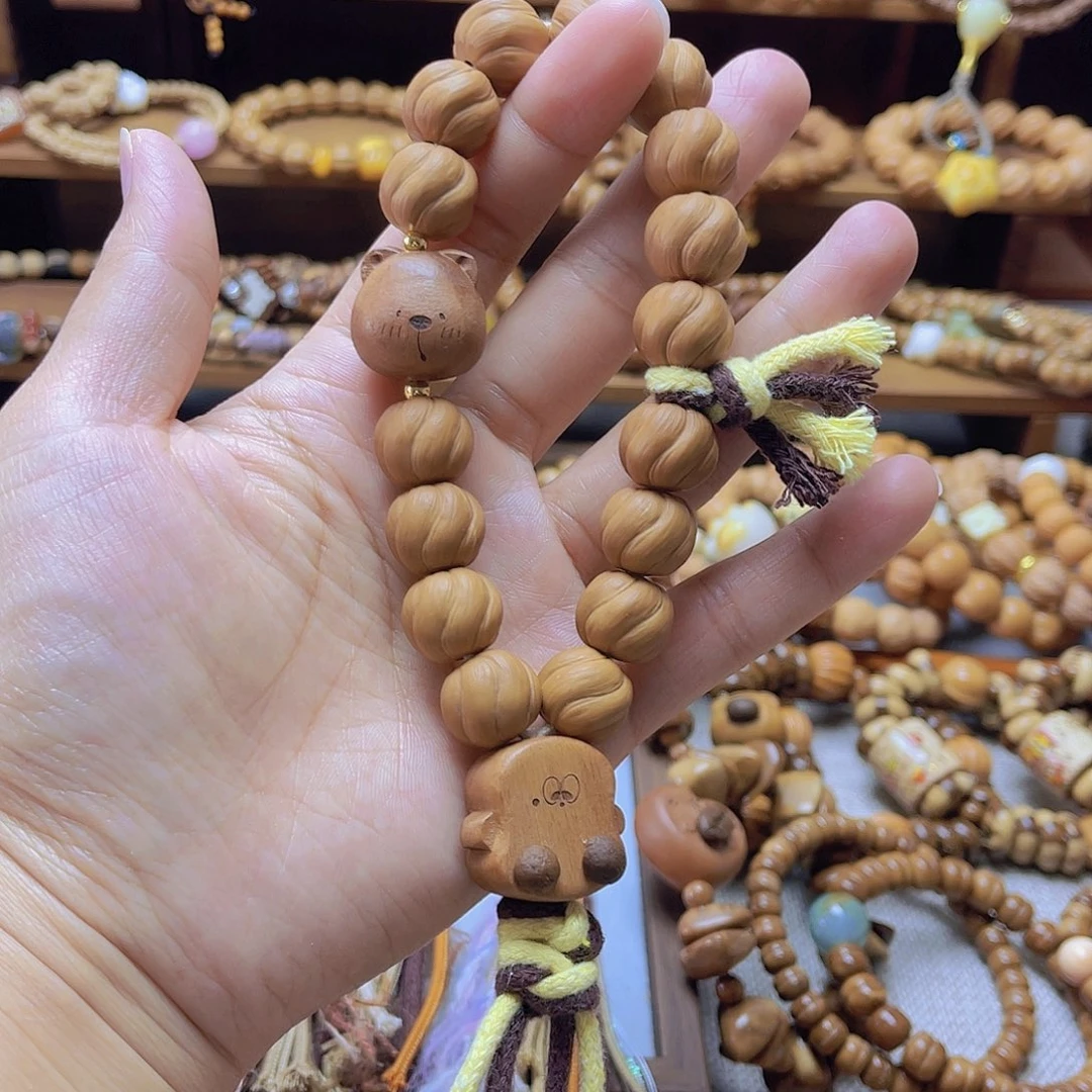 非金属木质猴头卷卷酥手持