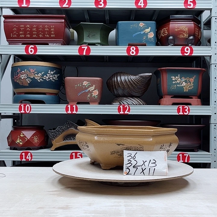 紫砂花盆紫砂花盆